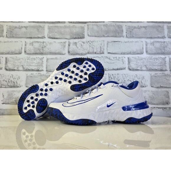 Nike Alpha Huarache Elite 4 Turf Softball Shoes White Women Size 6.5 FD2746-103 - Picture 1 of 6
